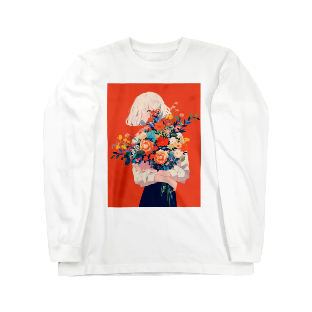 AQUAMETAVERSEの花束をあなたに　Hime  2530 Long Sleeve T-Shirt