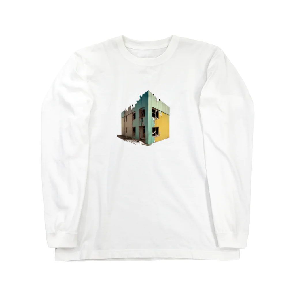 Buildingsの廃墟 7 Long Sleeve T-Shirt