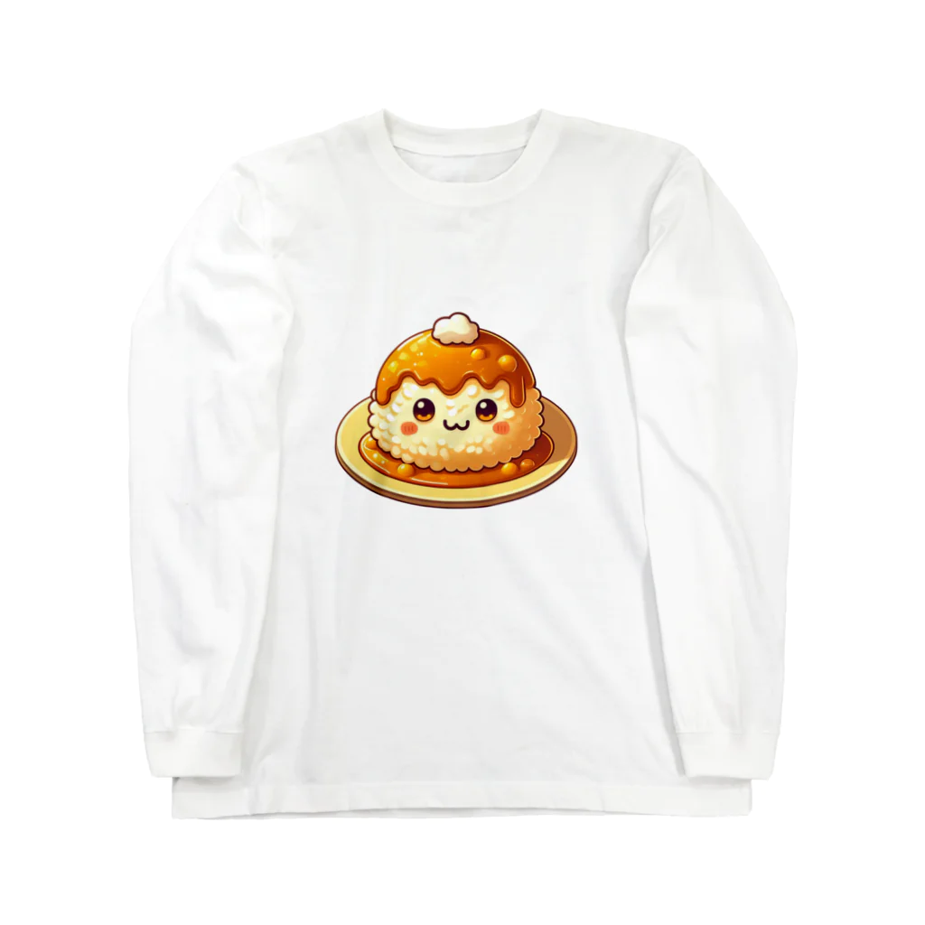 TAKACCHI_STOREのカレーちゃん Long Sleeve T-Shirt