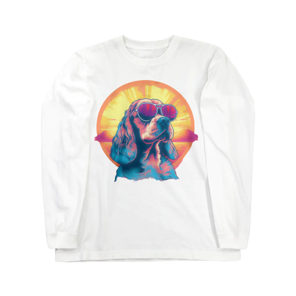 dogsdream8246のcocker sunset Long Sleeve T-Shirt