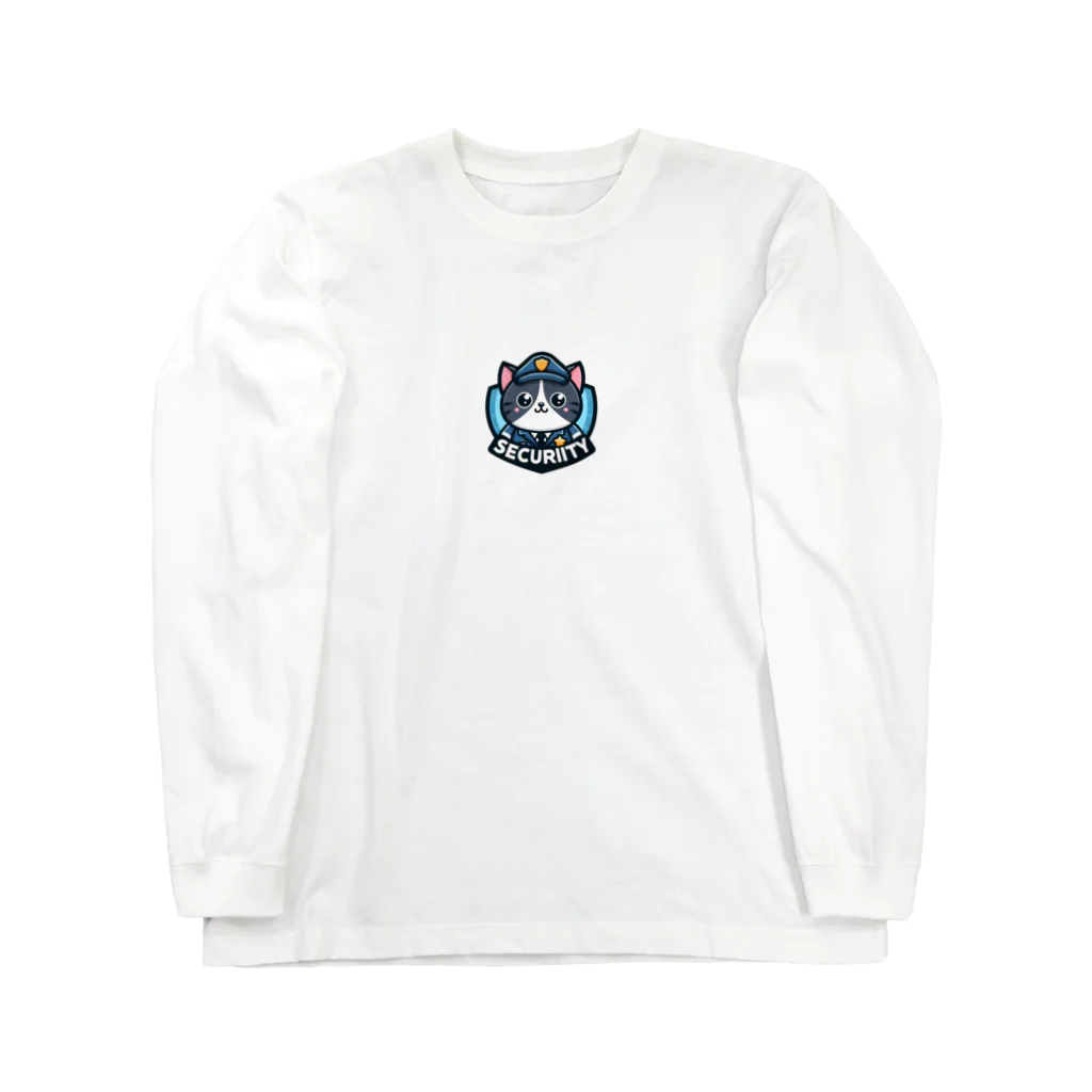 ikeikekeibiのミスターキャットガード Long Sleeve T-Shirt