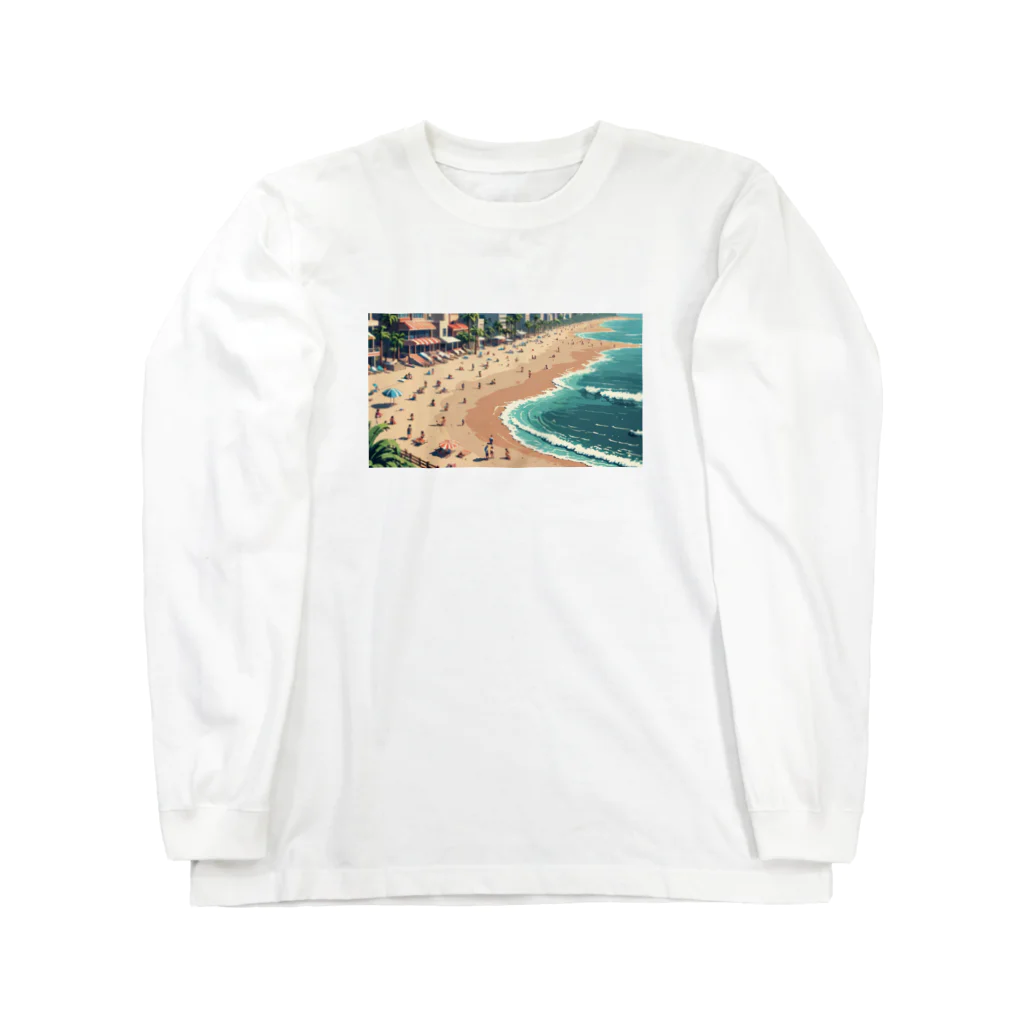 かてこの洋服販売所の波の調べ Long Sleeve T-Shirt