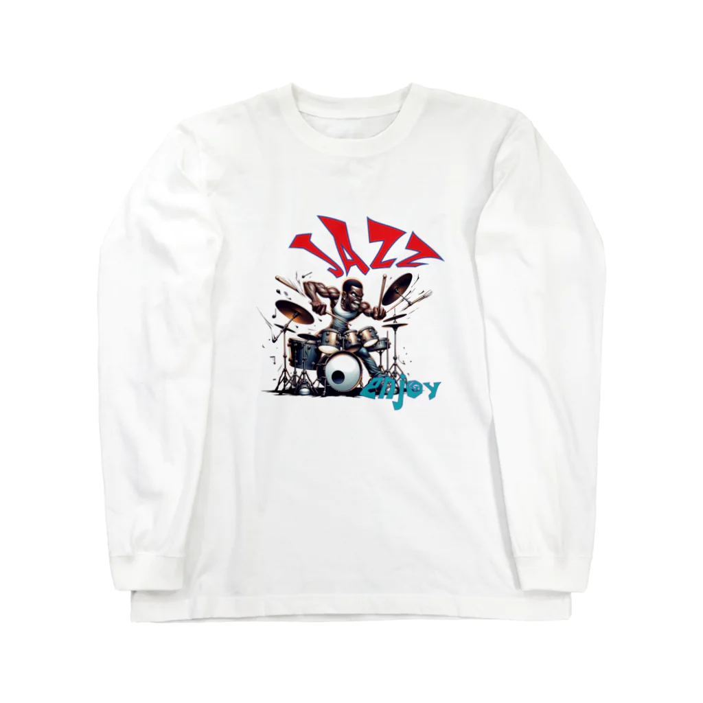 Sachi0625のビート・ブラスト・ドラマー Long Sleeve T-Shirt