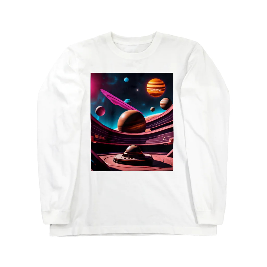 LUF_jpsのExploring the Solar System Long Sleeve T-Shirt