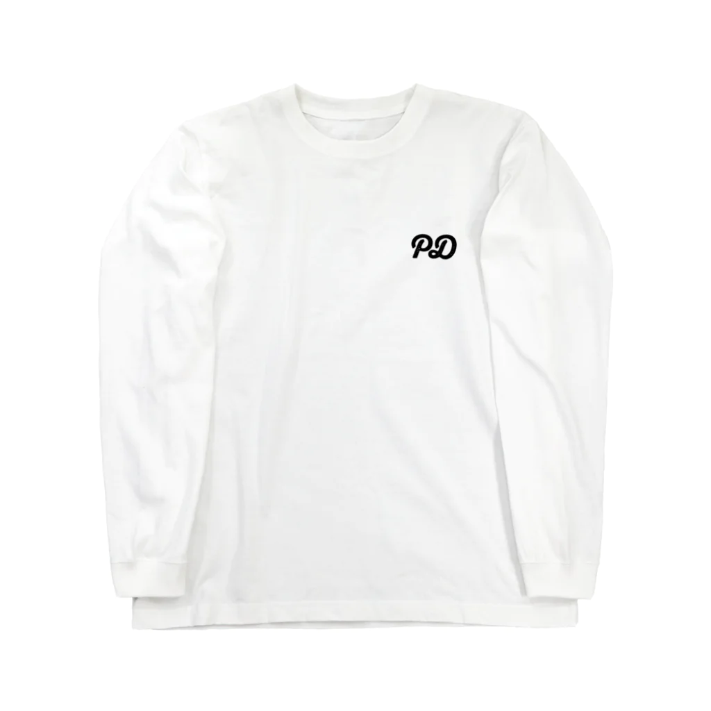 poodle_PDのPDロゴ　Tシャツ Long Sleeve T-Shirt