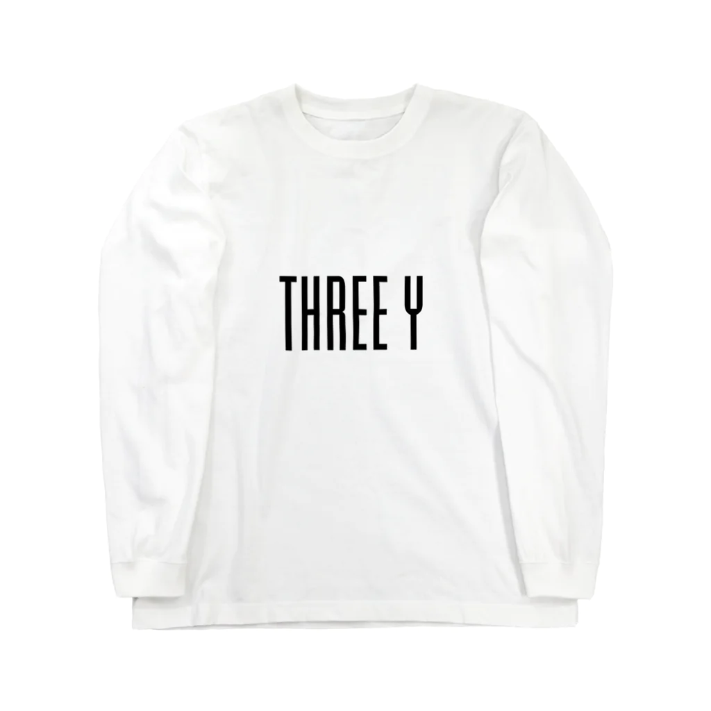 THREE YのTHREE Y 公式Tシャツ（ホワイト） ロングスリーブTシャツ