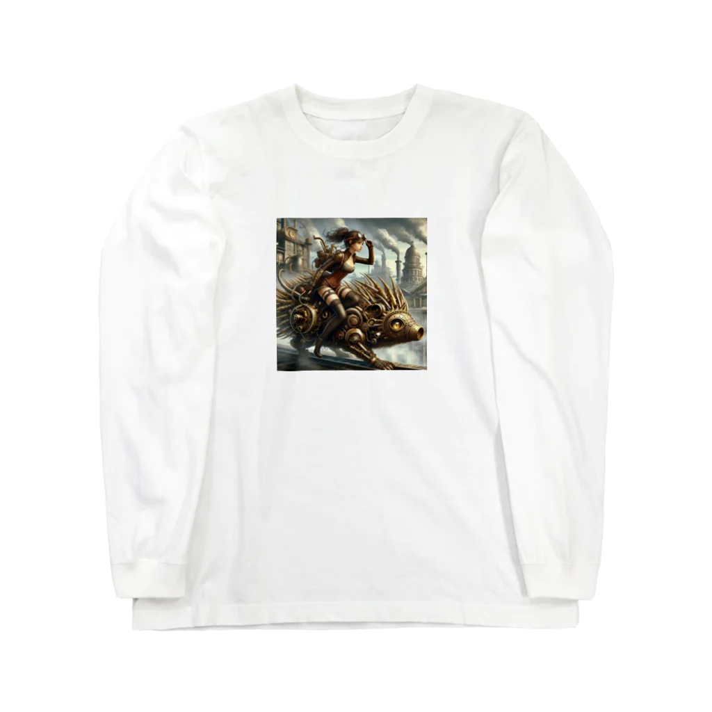 yokoana_zakkaの赤（セキ）の国の戦闘員 Long Sleeve T-Shirt