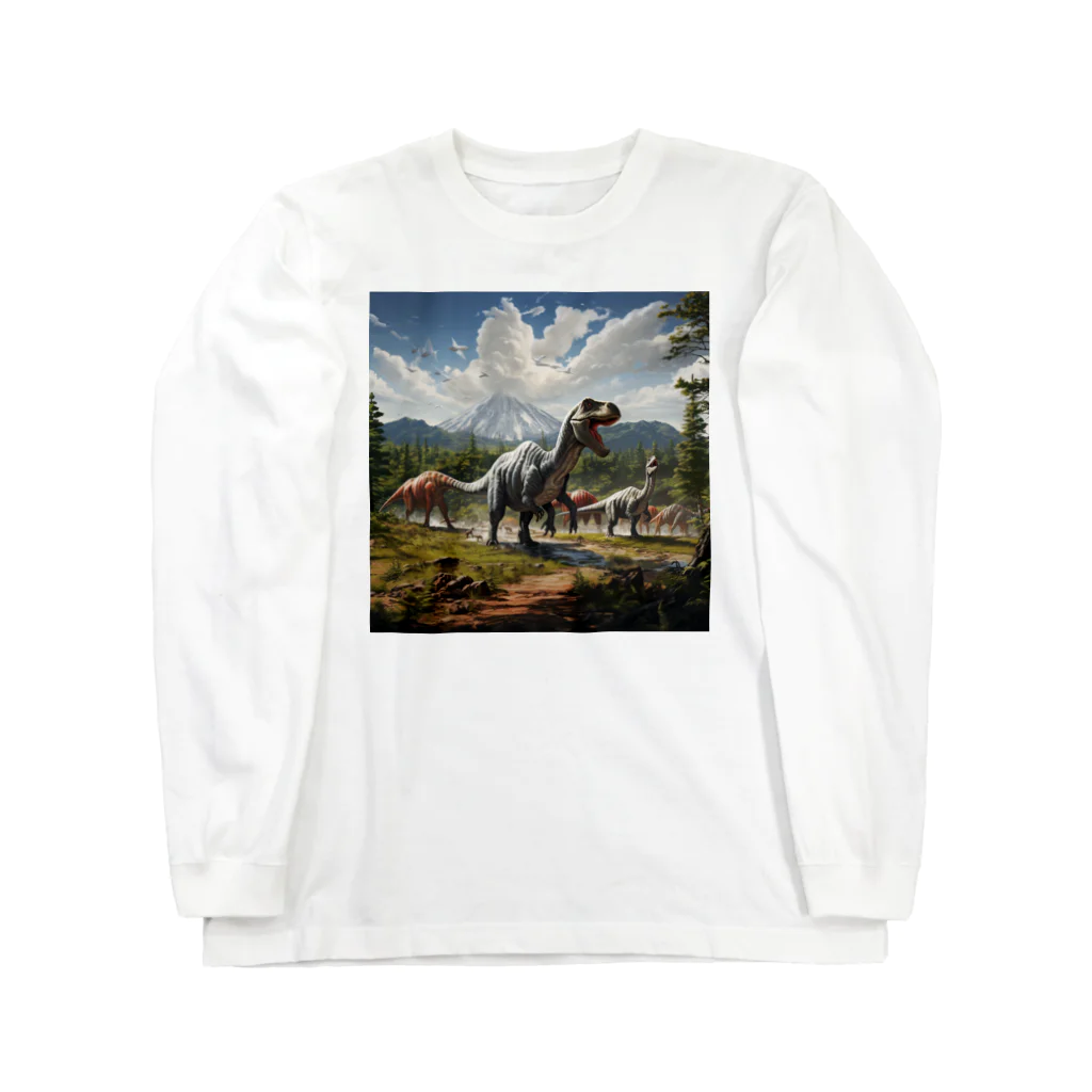 AQUAMETAVERSEの恐竜の生活　なでしこ1478 Long Sleeve T-Shirt