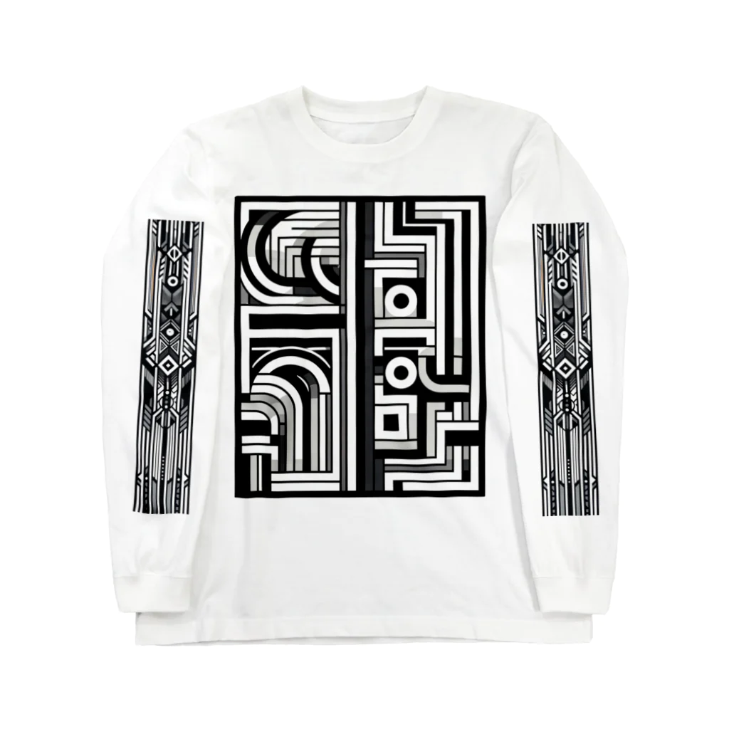 tsukino-utenaのJOMON QR Long Sleeve T-Shirt