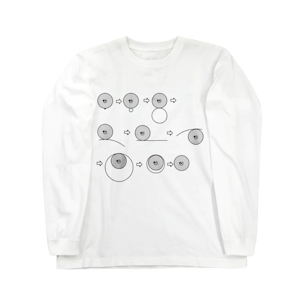 Otto Cohenの回転効率 Long Sleeve T-Shirt