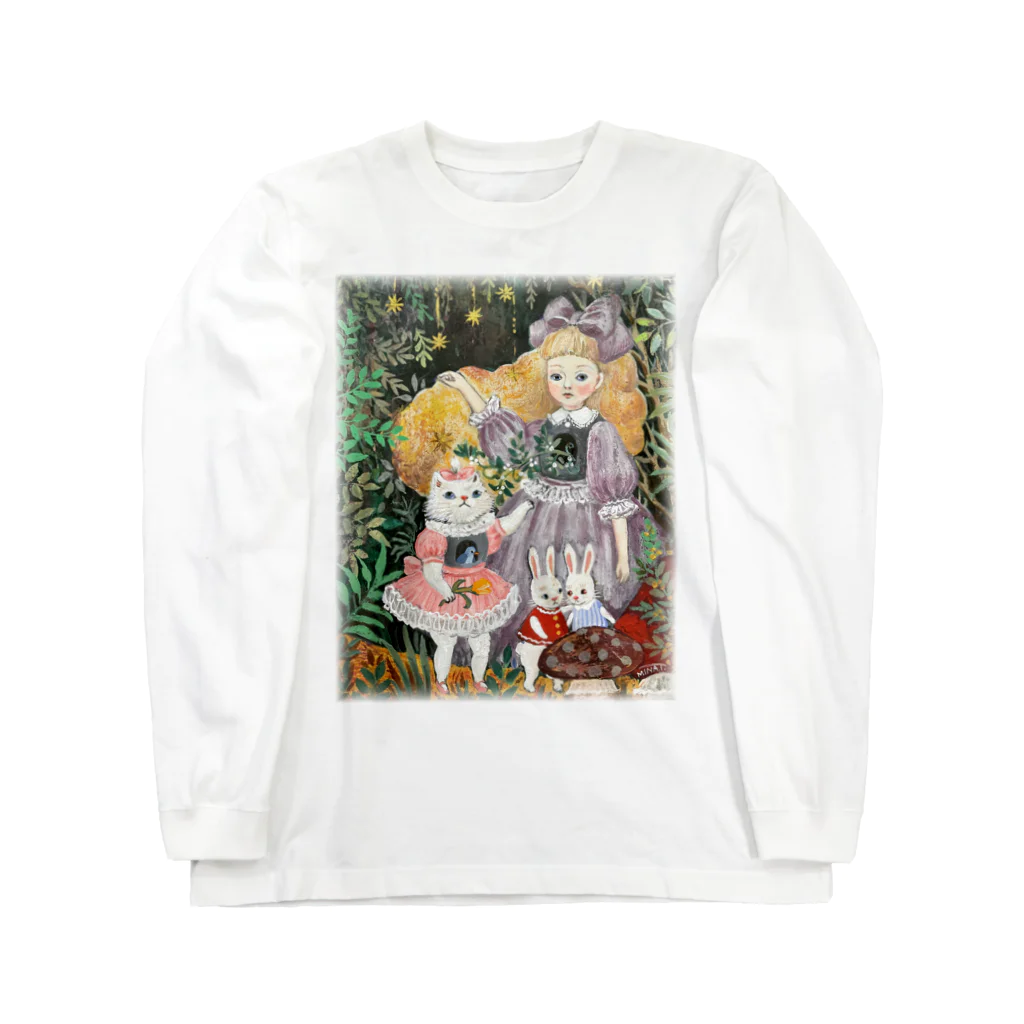 ヤマネコ。の部屋の星狩り Long Sleeve T-Shirt