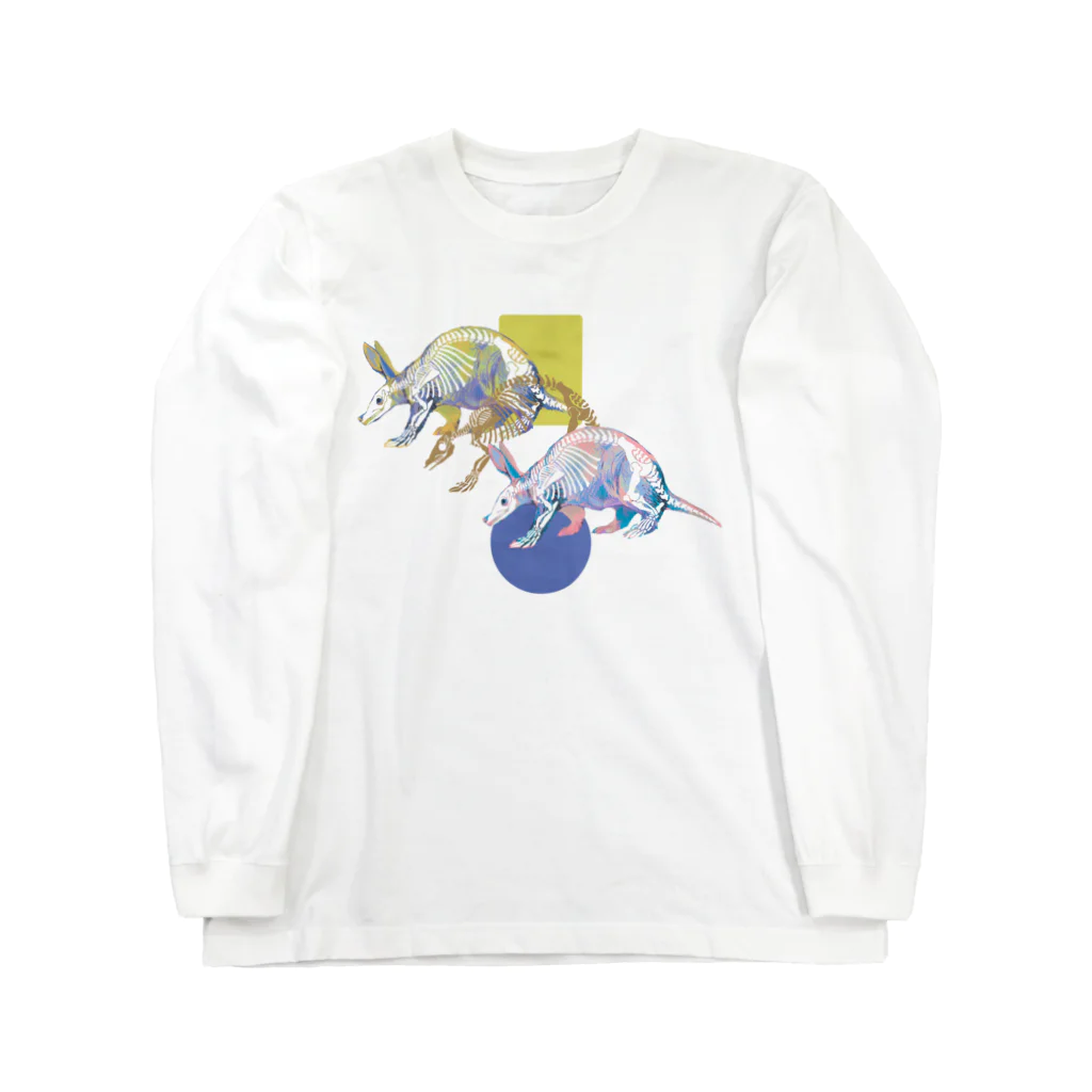 どうぶつのホネ、ときどきキョウリュウ。のツチブタのホネ Long Sleeve T-Shirt