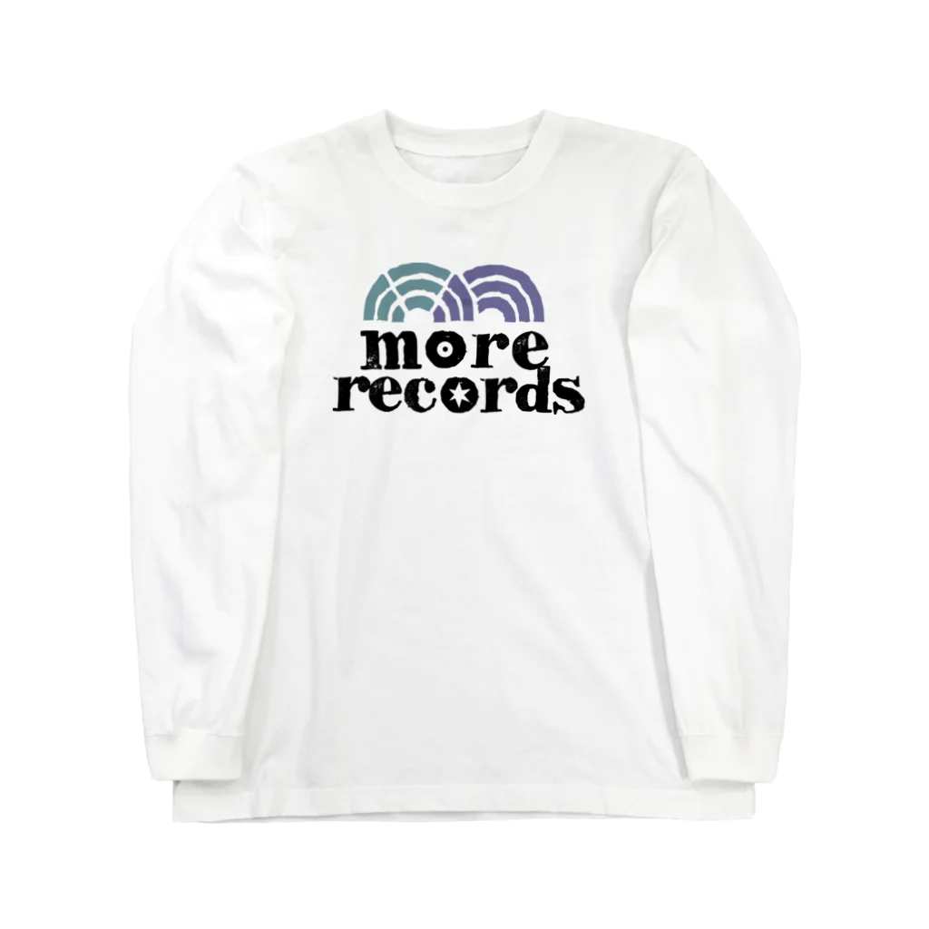 more recordsのモアレコロゴ Long Sleeve T-Shirt