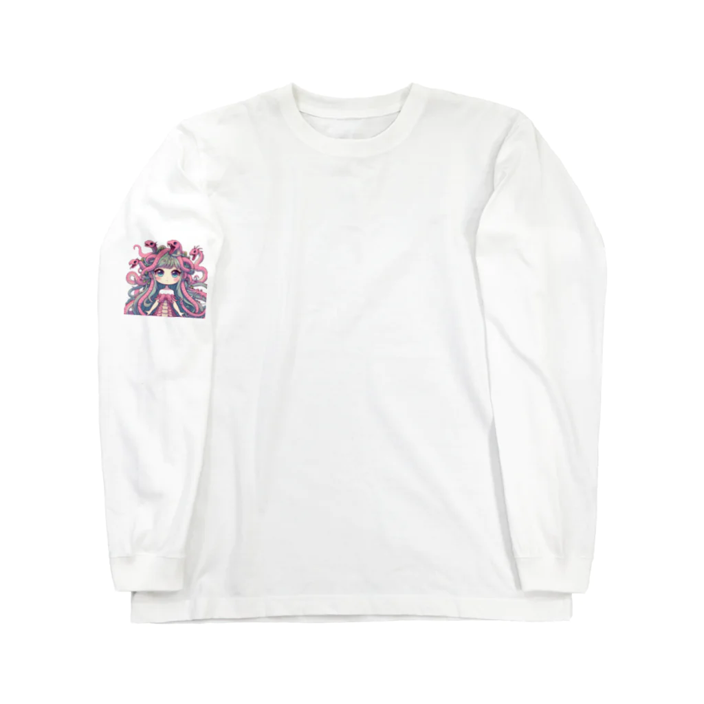 WakuWakustoreのメデューサ少女 Long Sleeve T-Shirt