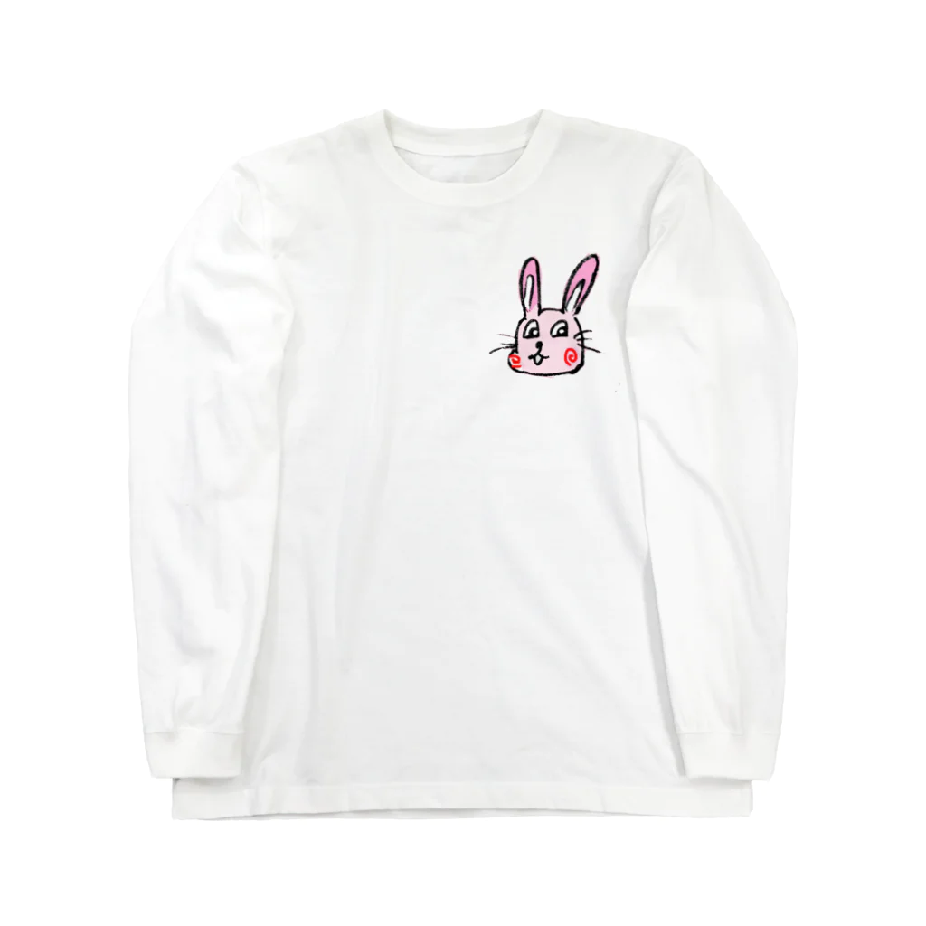 ウサギのブレブレの生意気ウサギのアディ Long Sleeve T-Shirt