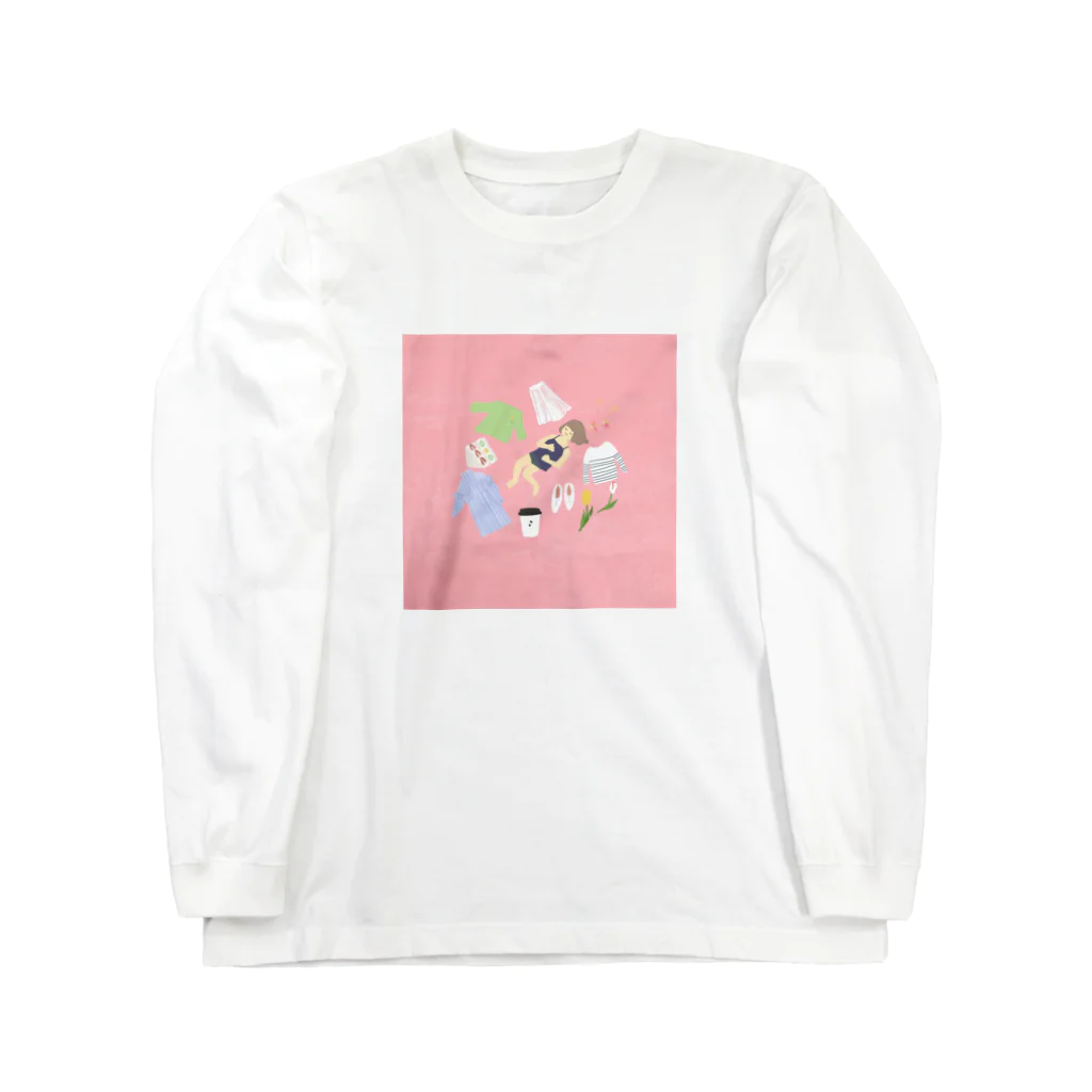 とりやまいろいろグッズの春の音がする Long Sleeve T-Shirt