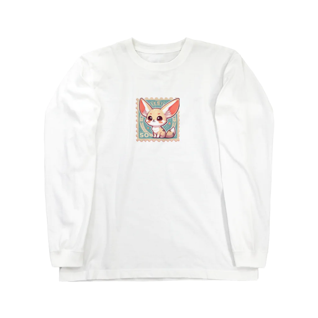 ゆうちゃんNFTいいねの耳長が可愛いフェネックちゃん Long Sleeve T-Shirt