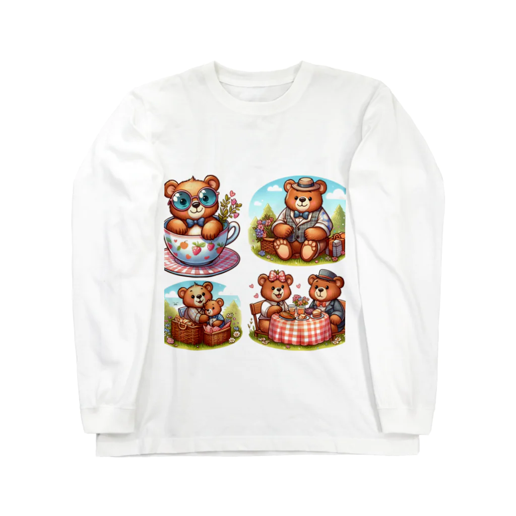 Chocolaのピクニックマ1 Long Sleeve T-Shirt