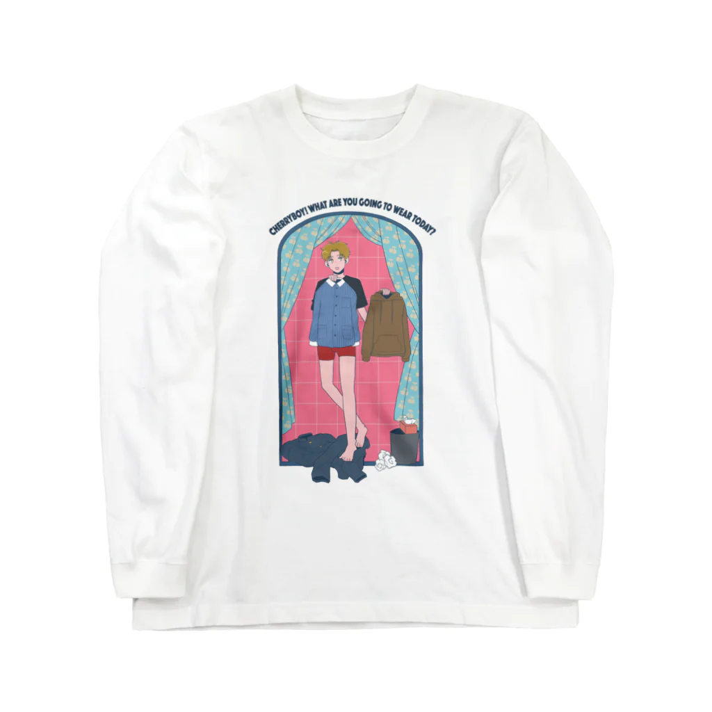 ノーパンのファッションチェリー Long Sleeve T-Shirt