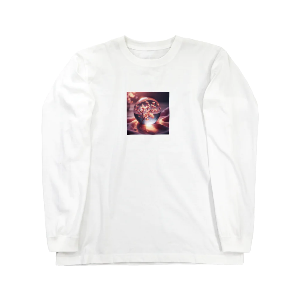 運気上昇グッズストアの桜水晶 Long Sleeve T-Shirt