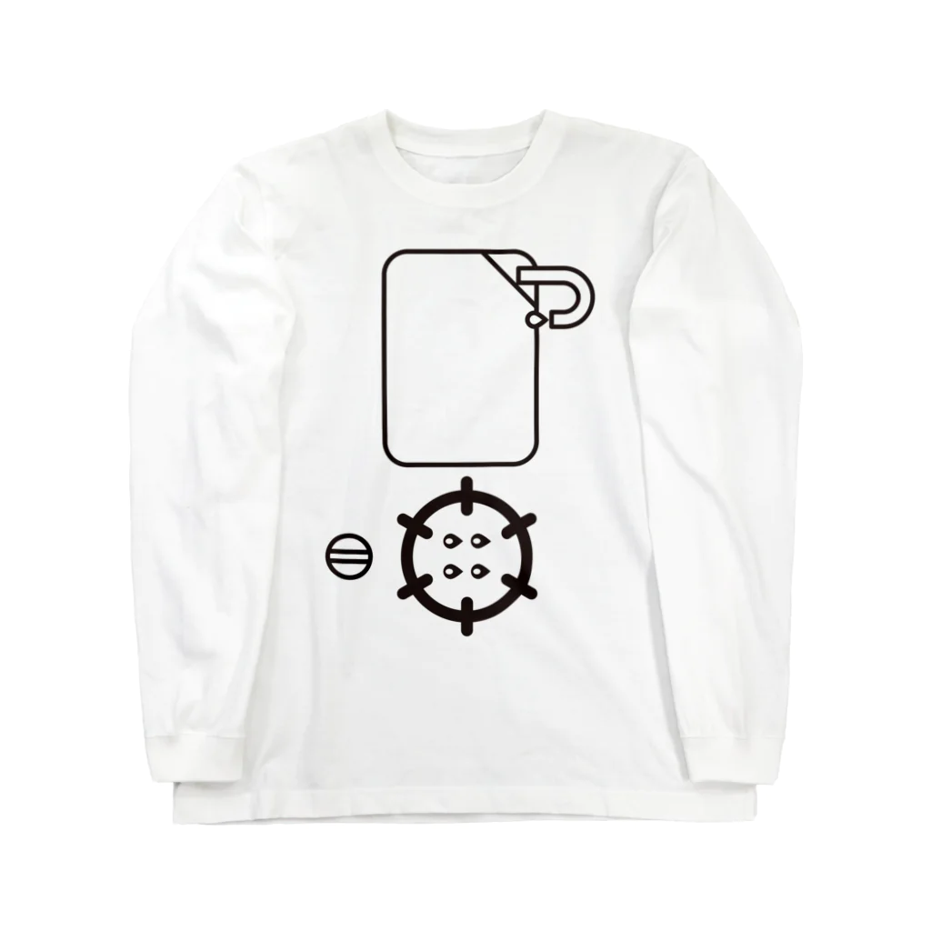 ocomefactoryのゴロ寝するならコレを着て。ままごと編 Long Sleeve T-Shirt