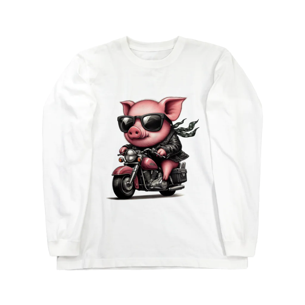 kanataのぶたライダー Long Sleeve T-Shirt