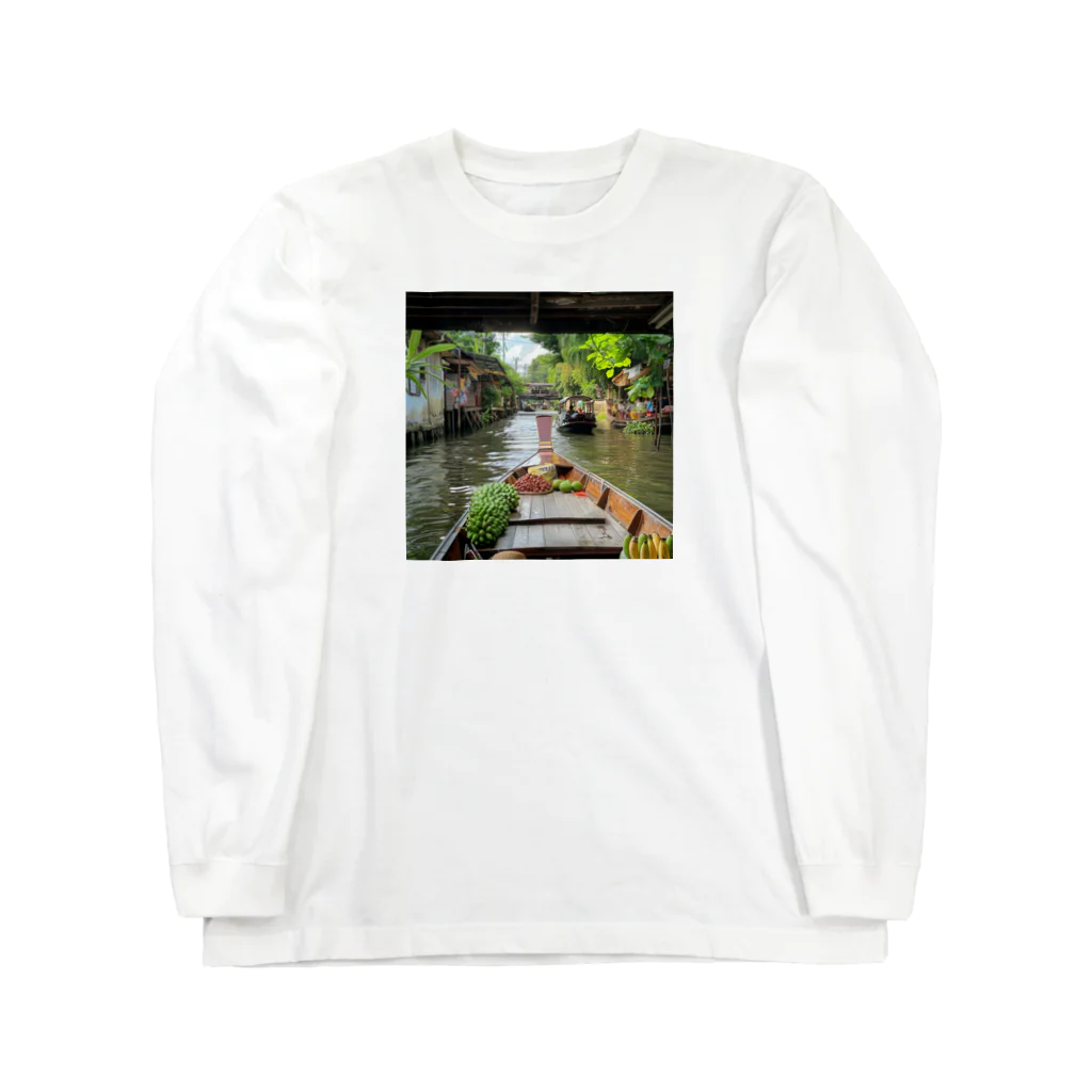 AQUAMETAVERSEの非日常のアジア旅　なでしこ1478 Long Sleeve T-Shirt