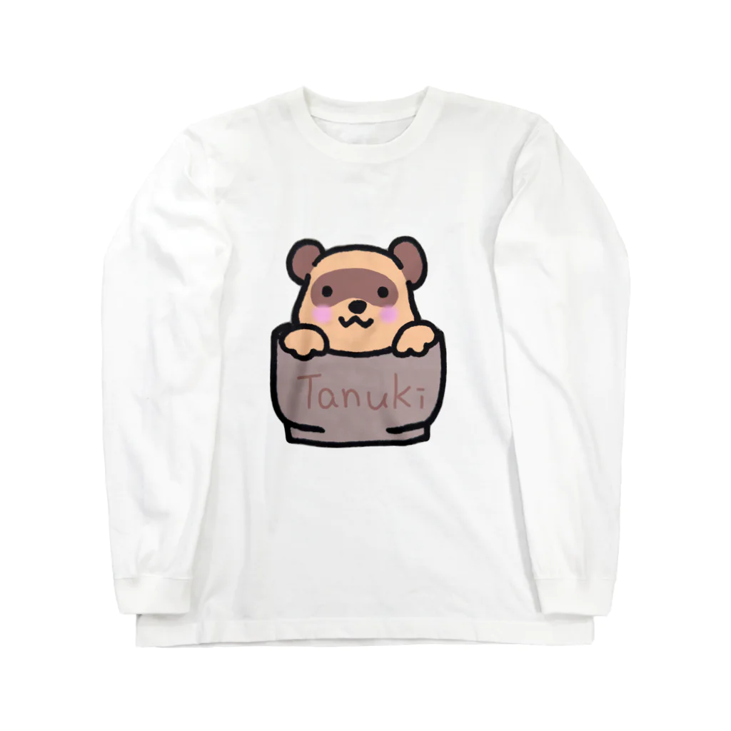 studio Leafのタヌキソバとキツネソバ Long Sleeve T-Shirt