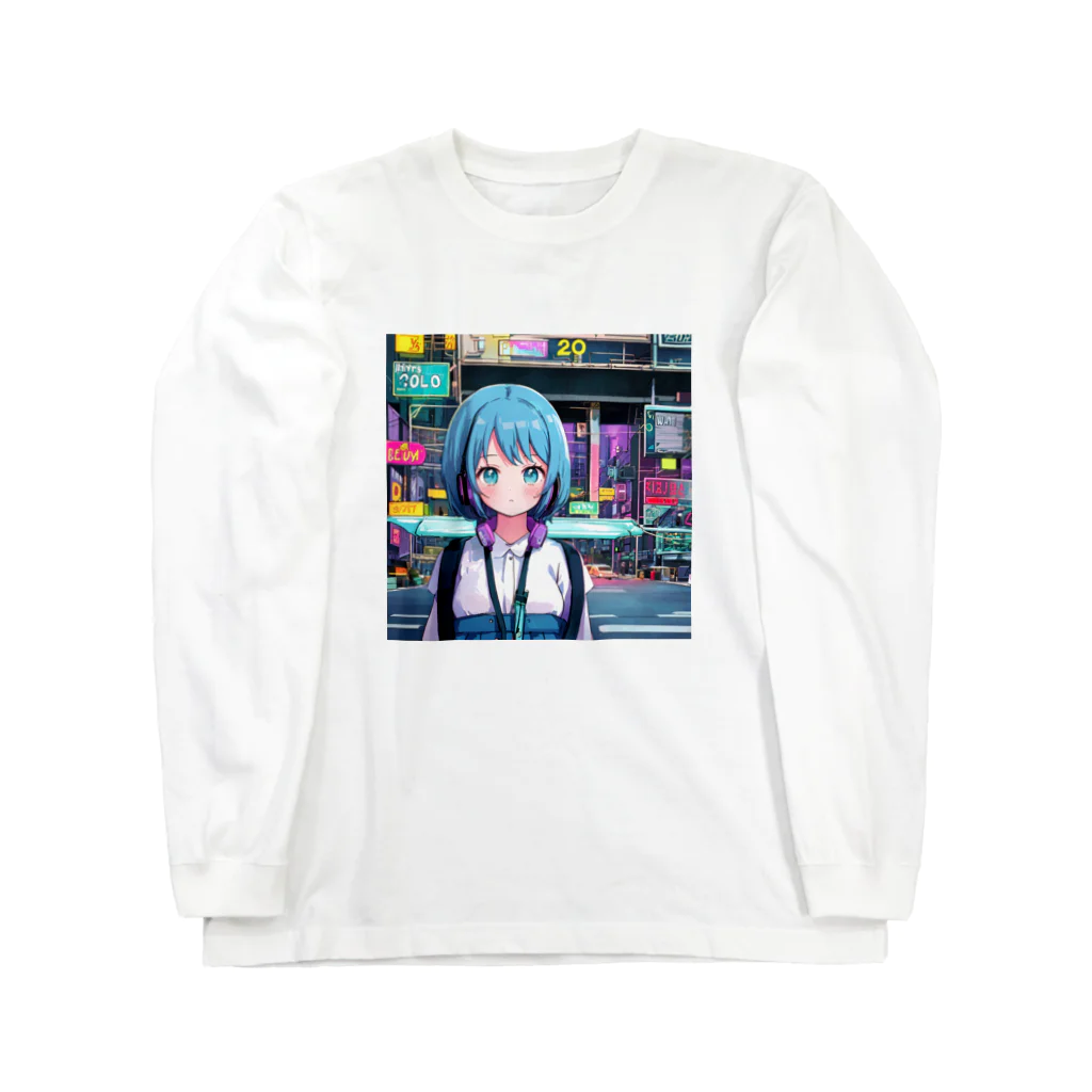 kotoha416 Music OFFICIAL GOODSのAozuki│アオヅキ Long Sleeve T-Shirt