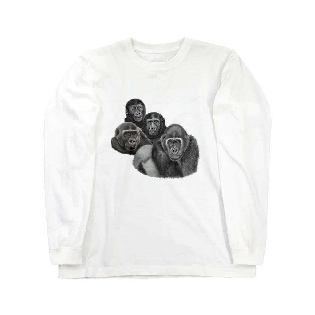 GorillaLife_SHOP Japanの長男ゴリラの年齢別ロングスリーブTシャツ Gorilla Life .GL/TFW ロングスリーブTシャツ