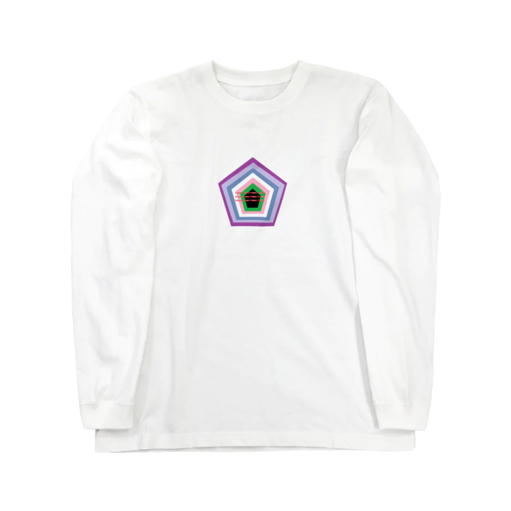 noiSutoaのエレガントな五角形 Long Sleeve T-Shirt