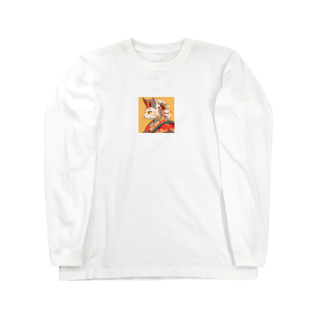 ChatAPのミャンマー猫 Long Sleeve T-Shirt