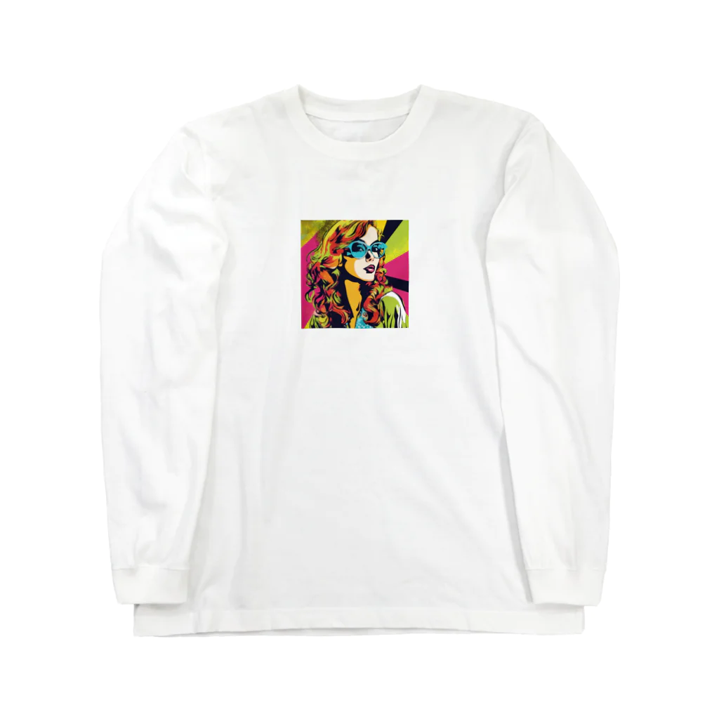 NeoPopGalleryのPOPARTWOMAN Long Sleeve T-Shirt