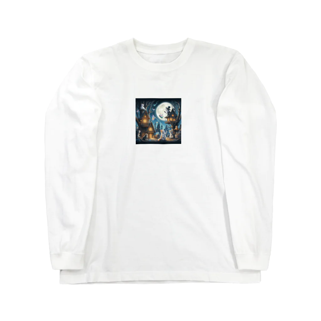 JAMnano1837の猫と妖精の暮らす世界 Long Sleeve T-Shirt