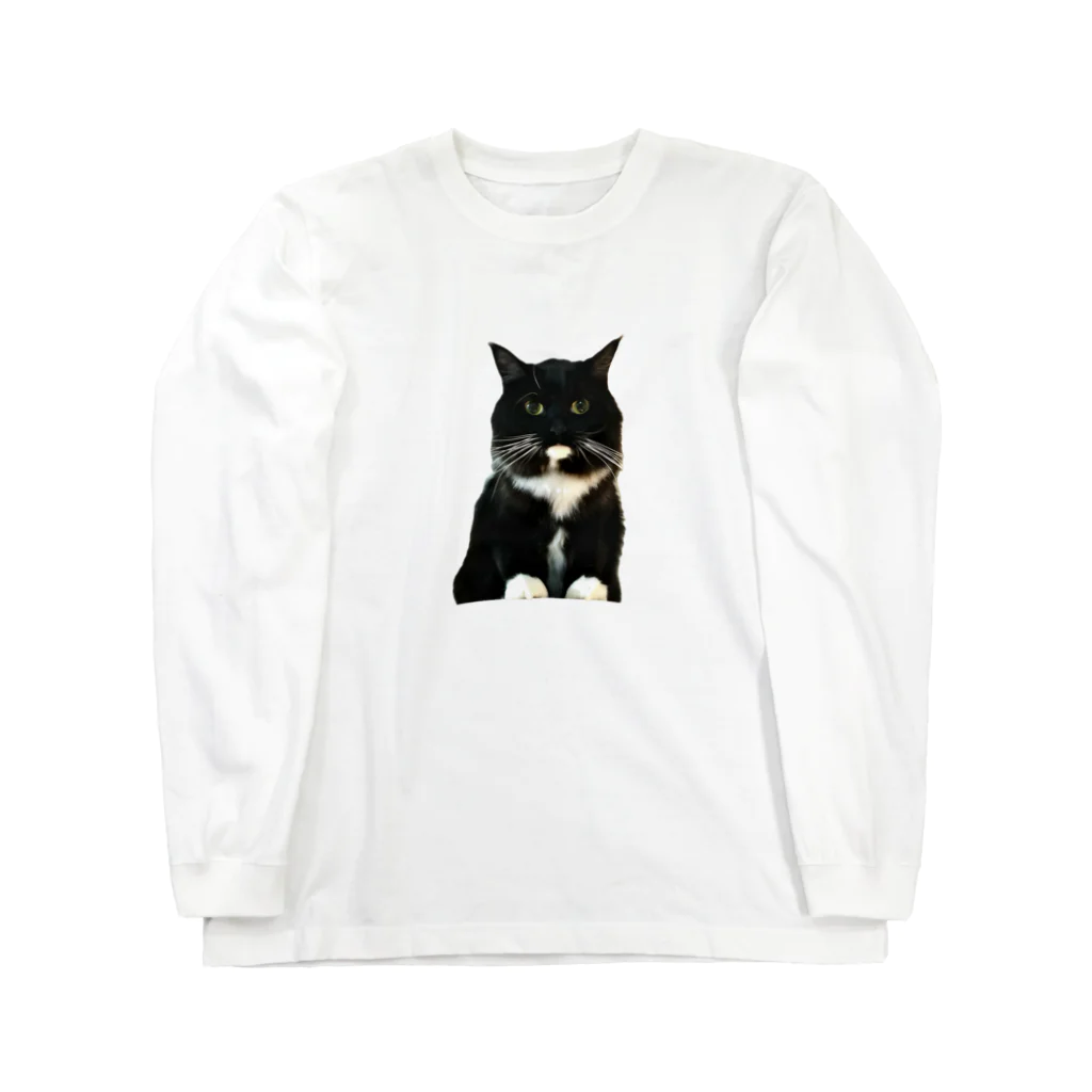 sio and suiの真面目ねこスイ〜証明写真風〜 Long Sleeve T-Shirt