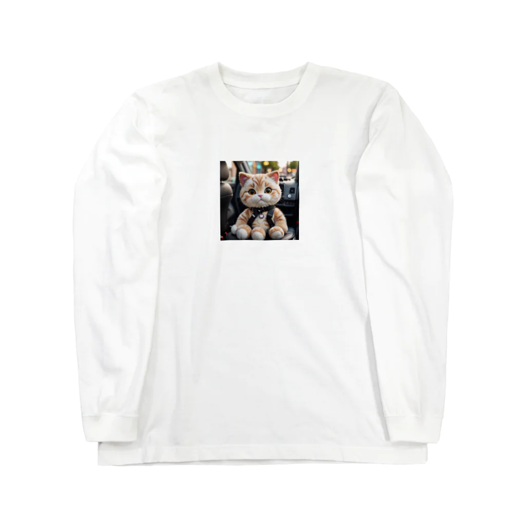 asnaynの車でお出かけネコちゃん Long Sleeve T-Shirt