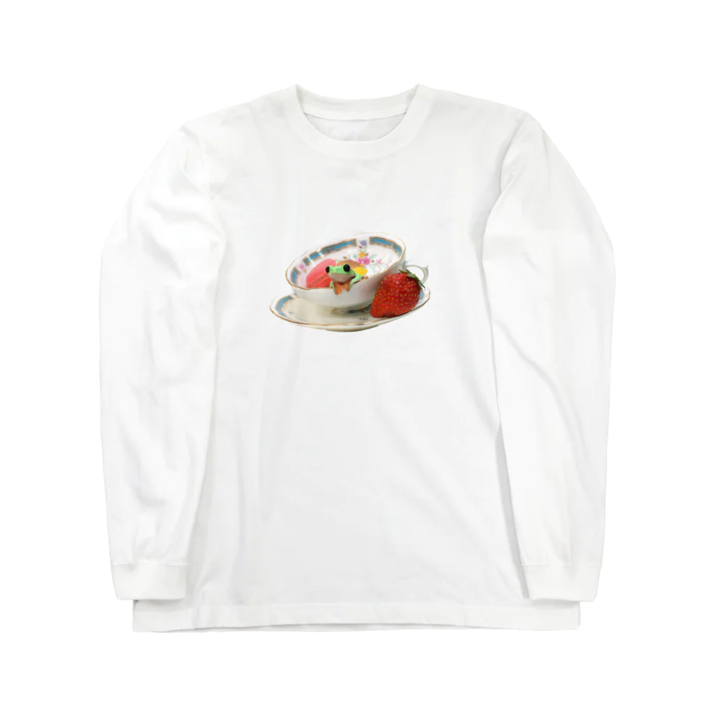 あるごんの美味しそうなモレレットアカメアマガエル Long Sleeve T-Shirt