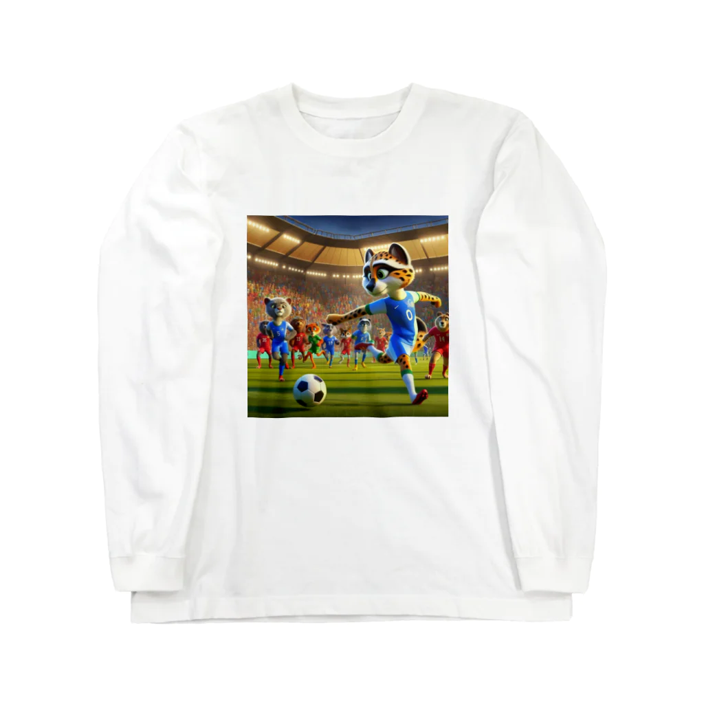 アニマルxスポーツグッズ「アニマル・ヒーローズ」のアニマルサッカースターズ Long Sleeve T-Shirt