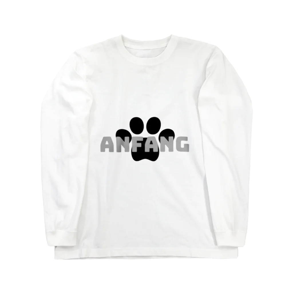 ANFANG のANFANG Dog stamp series  ロングスリーブTシャツ