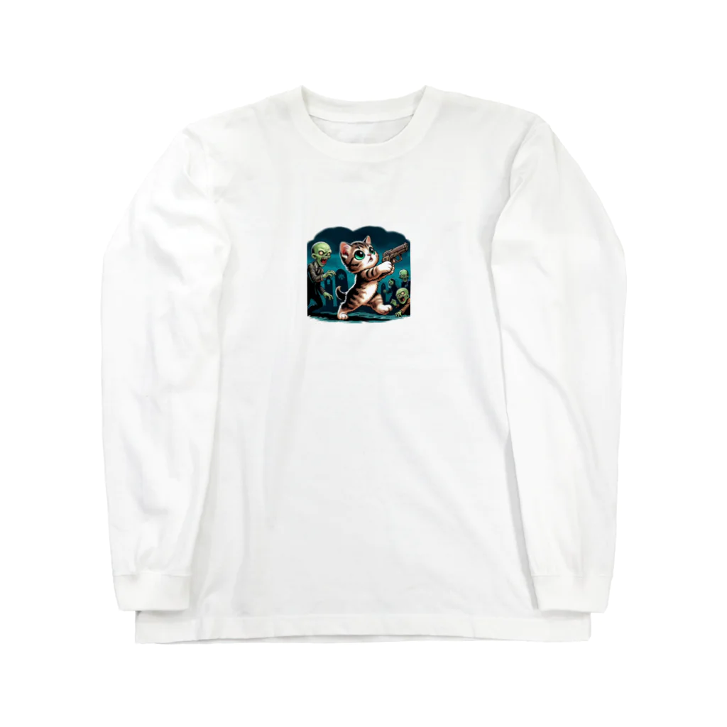 子猫カーニバルの子猫ハザード Long Sleeve T-Shirt