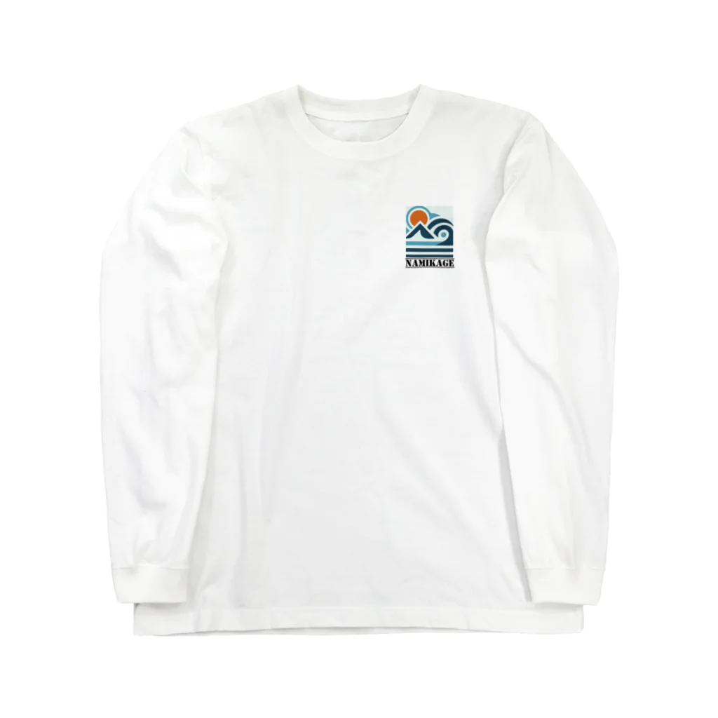 K.NAKAOHJIの和風テイスト波影 Long Sleeve T-Shirt