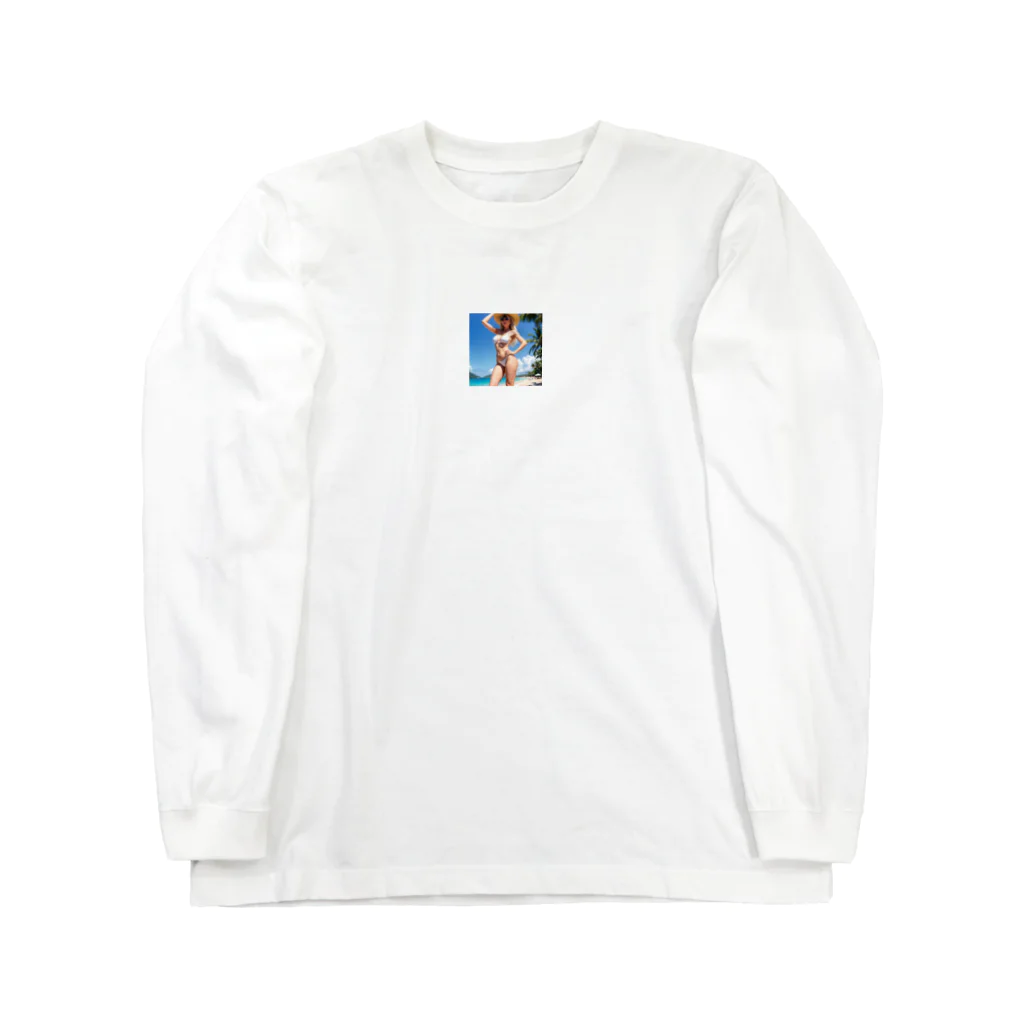 inoken_の金髪水着 Long Sleeve T-Shirt