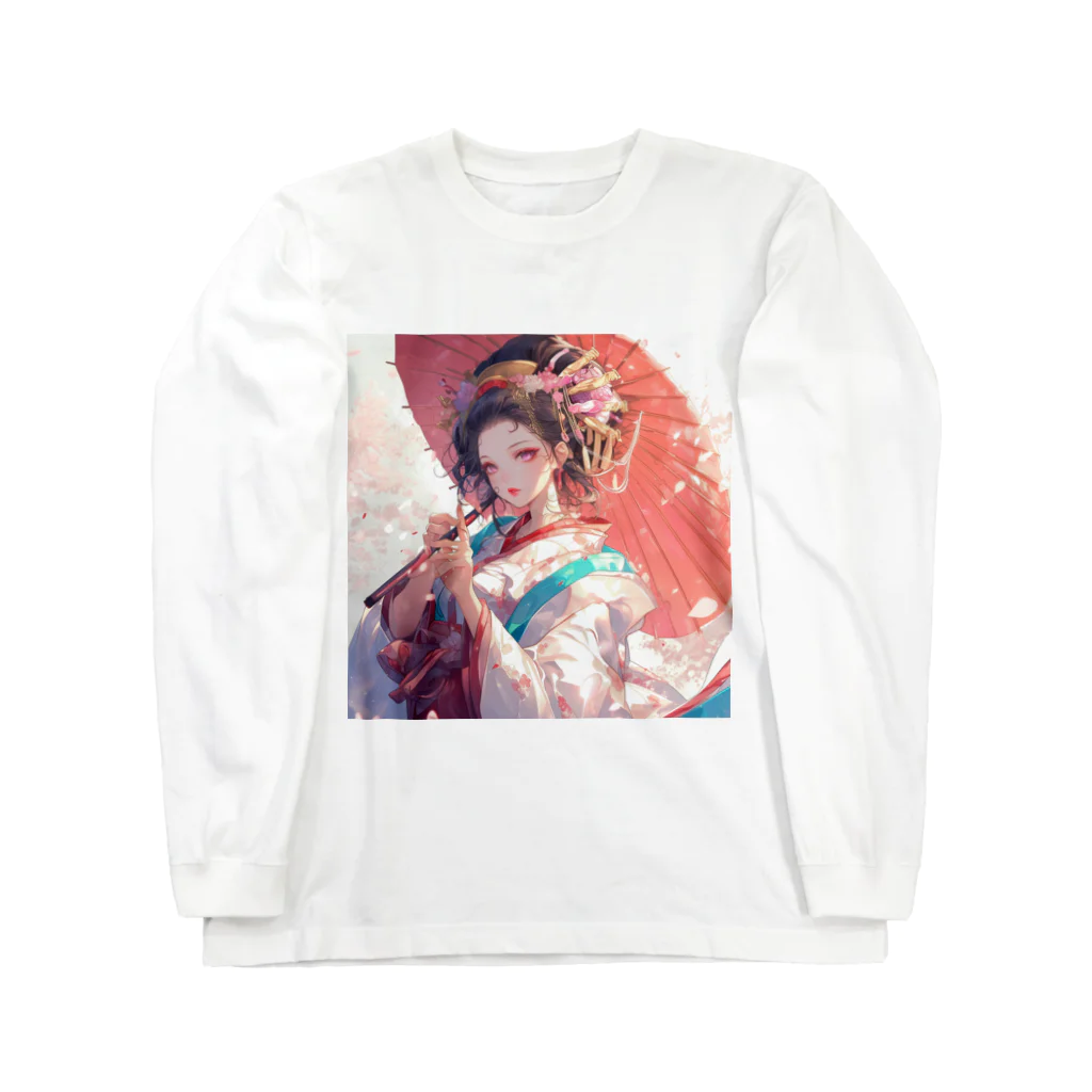 AQUAMETAVERSEの春風に舞う桜のような貴女 Marsa 106 Long Sleeve T-Shirt