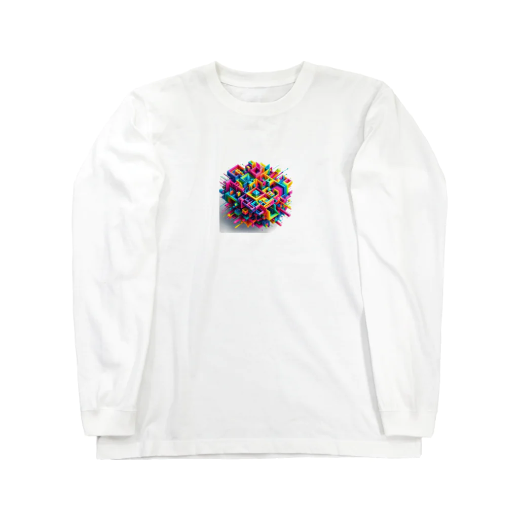 EijiPonの立体 Long Sleeve T-Shirt