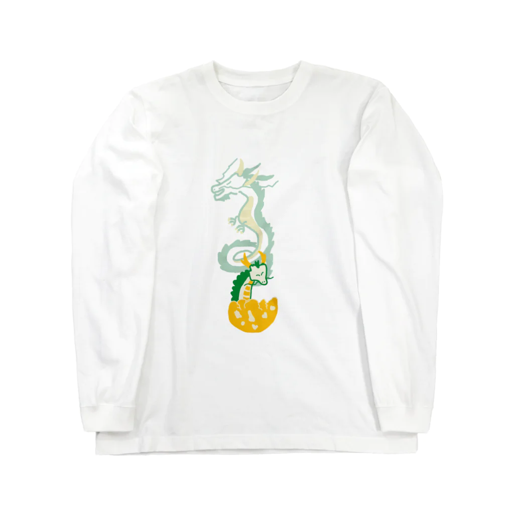 ときどき。よりみち日和。の大空を夢見る子龍 Long Sleeve T-Shirt