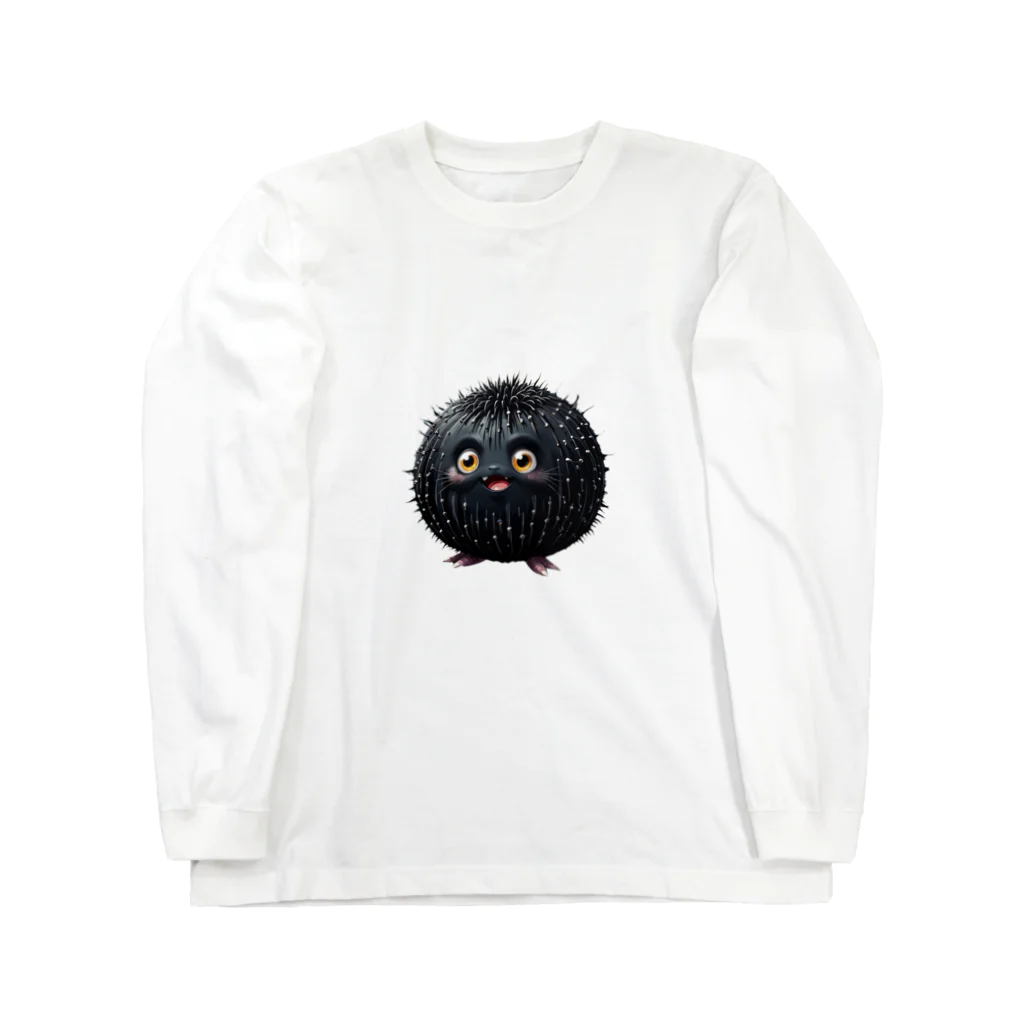 AI妖怪大図鑑のウニ妖怪　バッフン Long Sleeve T-Shirt