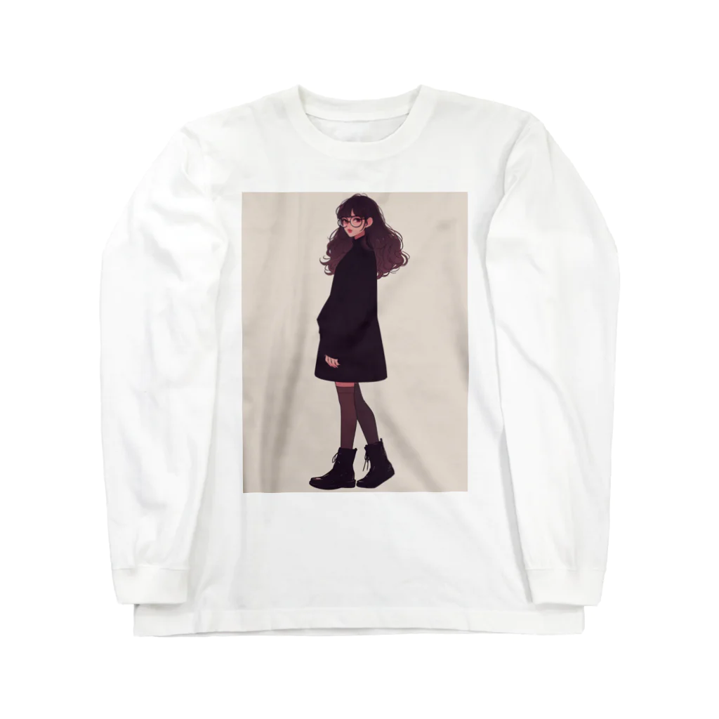 owl's shopのペールカラー Long Sleeve T-Shirt