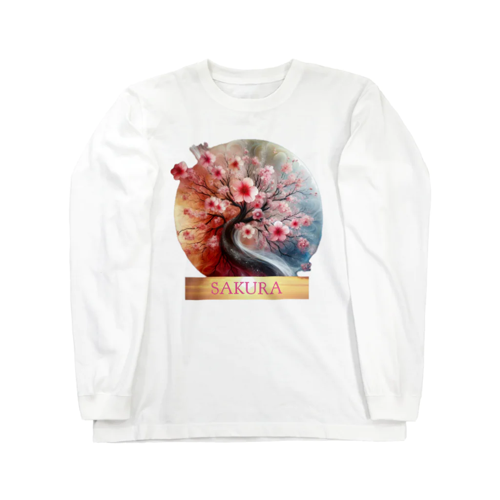 gates_of_heavenのSAKURA Long Sleeve T-Shirt