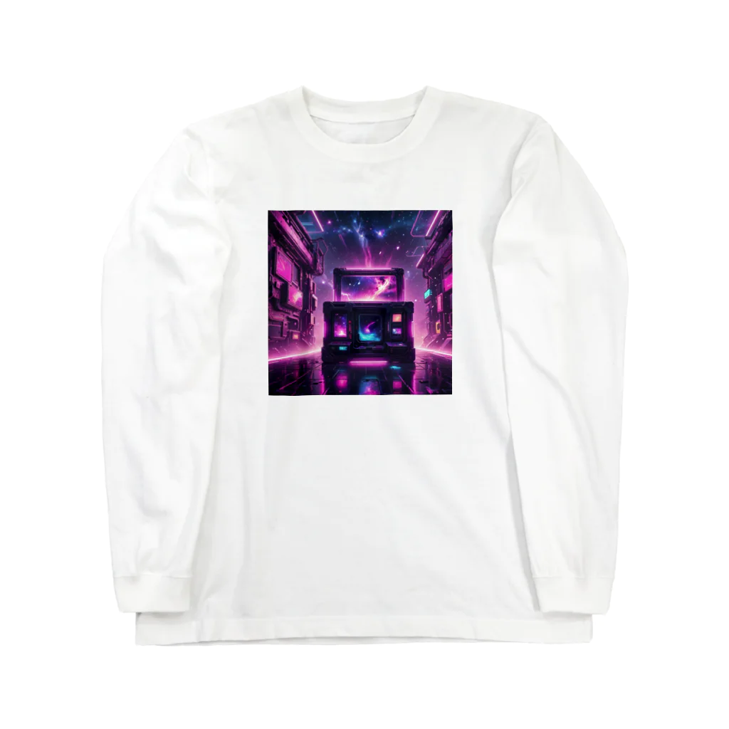 LUF_jpsのGalaxy Box ロングスリーブTシャツ