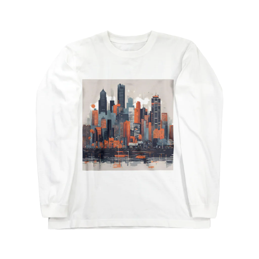 HOKUMOの高層ビル計画 Long Sleeve T-Shirt